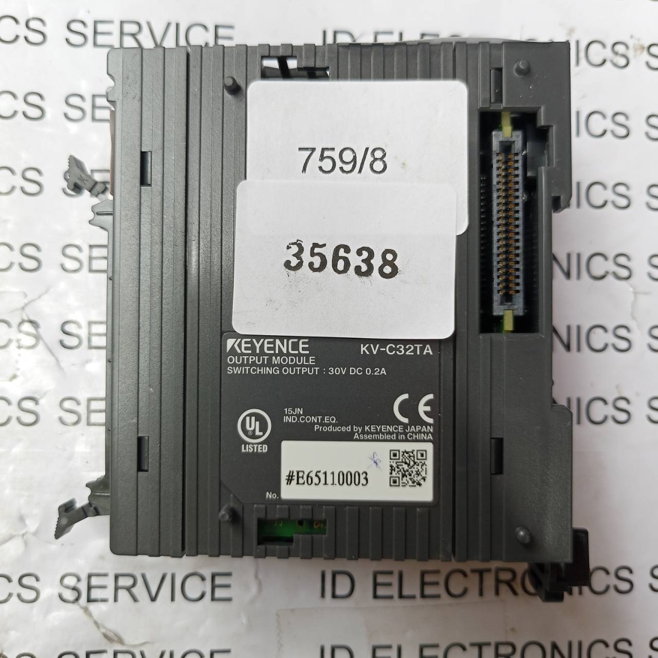 PLC " KEYENCE " MODEL : KV-C32TA