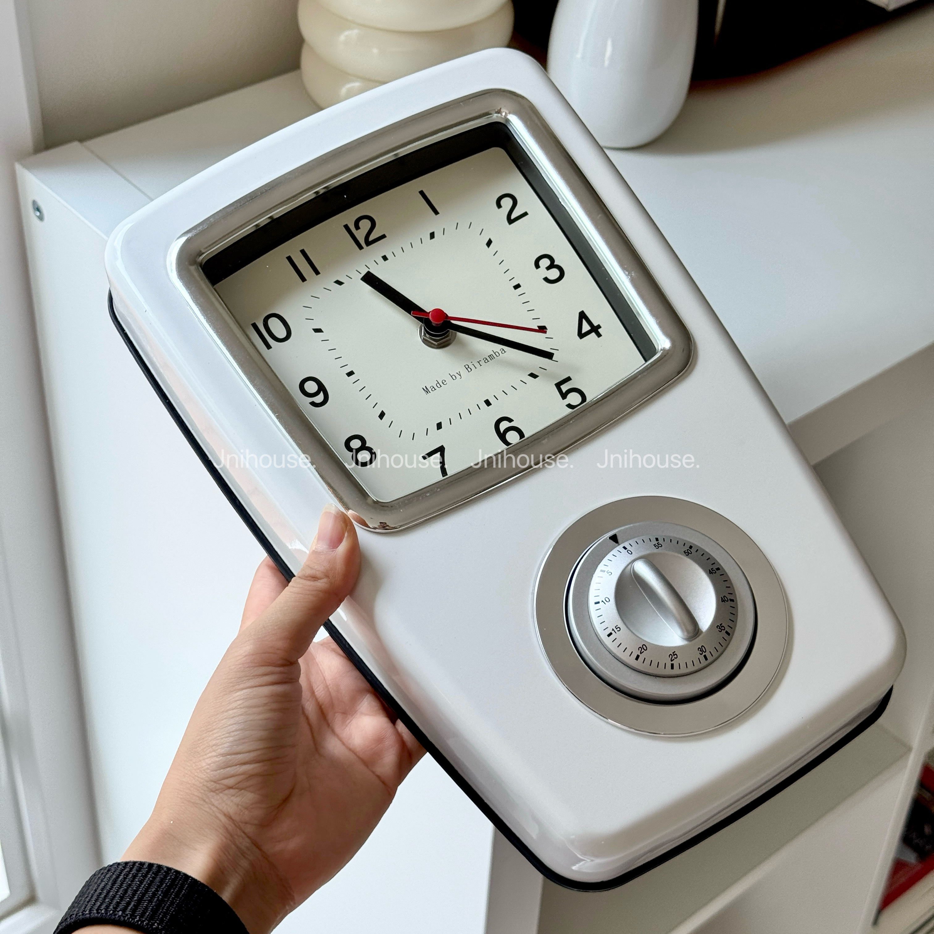 [พร้อมส่ง] Jnihouse : Vintage Wall clock นาฬิกาวินเทจติดผนัง