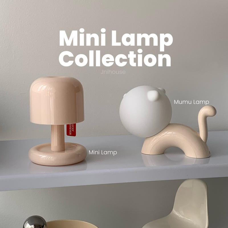 [พร้อมส่ง] Jnihouse : Mini Lamp Collection โคมไฟตั้งโต๊ะขนาดเล็ก