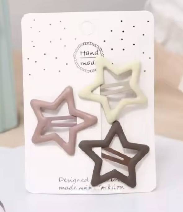 💗มาหยากิ๊ฟช้อป💗กิ๊บโบว์ติดผม พิมพ์ลาย และสีเรียบพาสเทล น่ารักดูดี แฟชั่นประดับผมสำหรับผู้หญิง 2-3 ชิ้น ขนาด 5 ซ.ม.