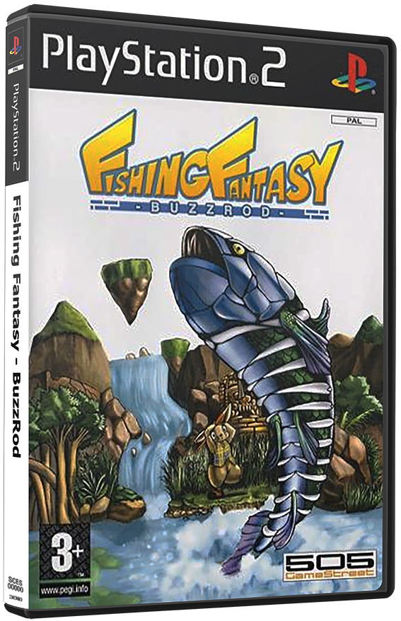 แผ่นเกมส์ PS2 : Fishing Fantasy - BuzzRod