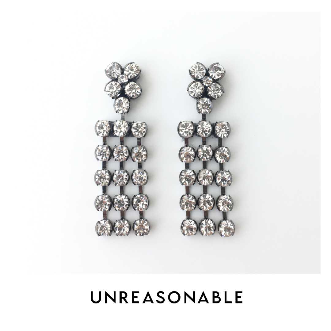ต่างหู ออกงาน ไปงานกลางคืน น้ำหนักเบา สวยใส่สบาย UA0741-01 Unreasonable Accessories