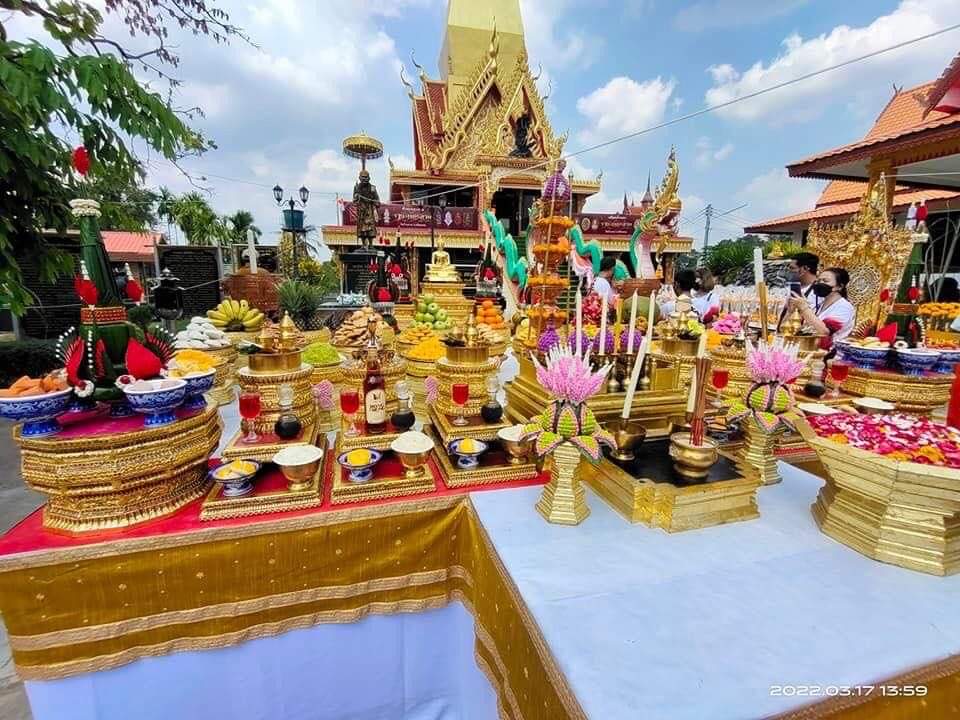 ท้าวเวสสุวรรณ รวยพันล้าน หลวงปู่หมุน วัดบ้านจาน จ.ศรีสะเกษ ปี 2565 (เนื้อชนวนรวยพันล้าน)