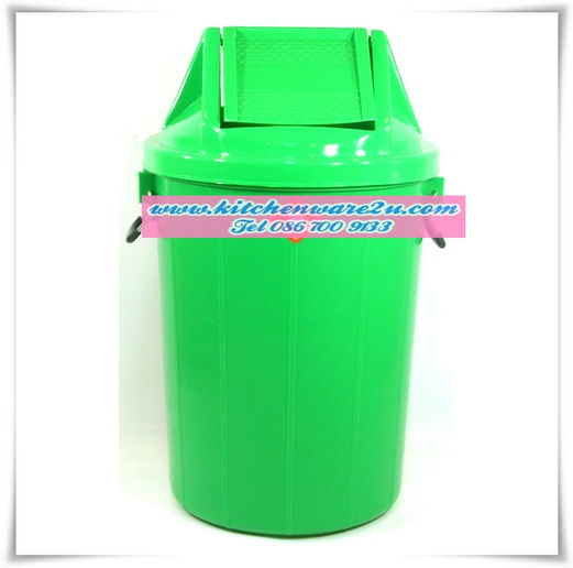 P06620 ถังขยะพลาสติก ฝาสวิงทรงสูง อย่างหนา 70 ลิตร (48.5x48.5 x76.5 cm)(ราคาส่งต่อ 6 ใบ:เฉลี่ย 380 บ/ใบ)