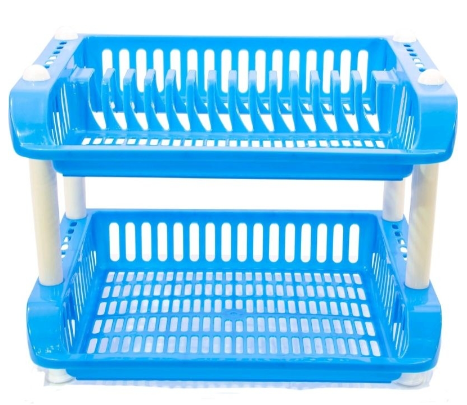 P07163 ชั้นวางของเอนกประสงค์ 2 ชั้น (36 x 48 x 35 cm) สีหวาน No.9850-2 ราคาส่งต่อ 1 โหล:12 ชุด: เฉลี่ย 90 บาทชุด