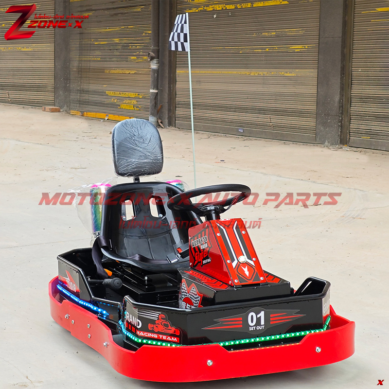 โกคาร์ทเชิงพาณิชย์ สวนสนุก Crazy Drift Go-Kart MOTOZONE-X GKE-008 500w36V 27km/h