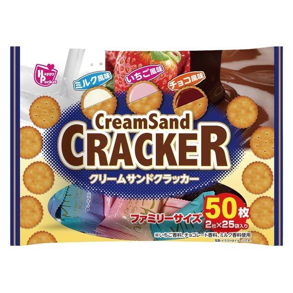 ฺBig Pack แครกเกอร์ Creamsand Cracker 50 ชิ้น (25 คู๋)