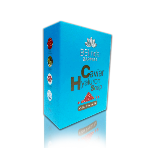 Belinda Caviar Hyaluron Soap ช่วยให้ ผิวพรรณเต่งตึง ผิวแข็งแรง ผิวพรรณสุขภาพดี