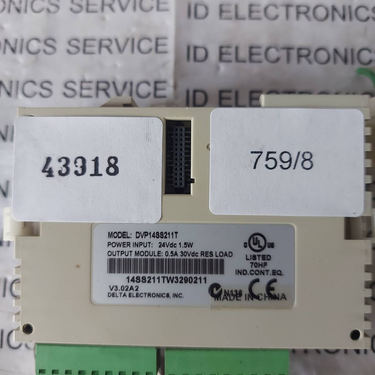 PLC " DELTA " MODEL : DVP14SS211T