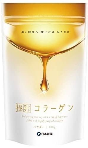 คอลลาเจนมวลโมเลกุลต่ำแบบPure100% Nippon shinyaku Goku Select Collage powder
