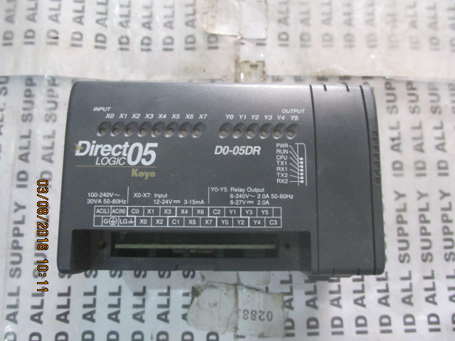 PLC " KOYO " MODEL : D0-05DR