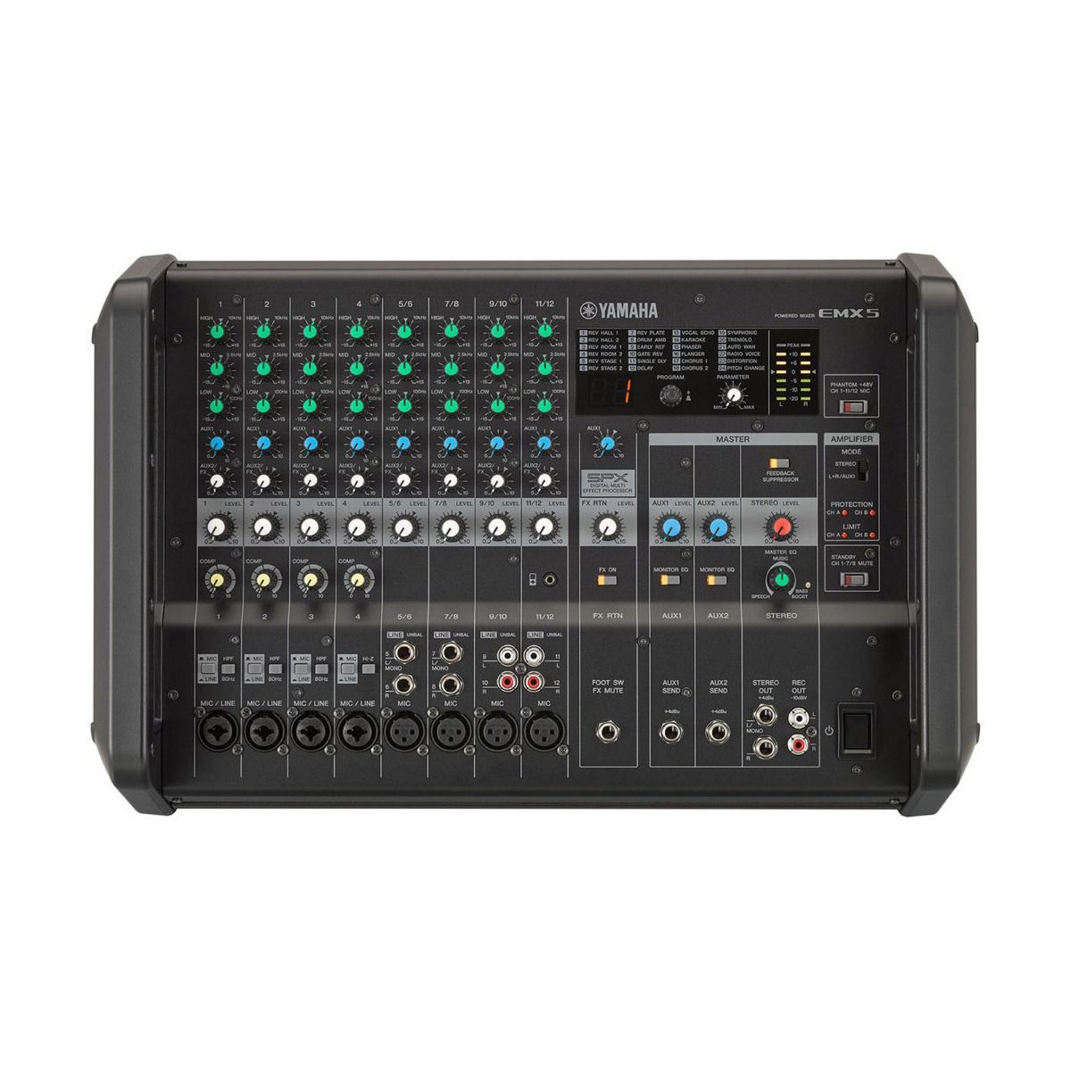 YAMAHA EMX5 Powered Mixer 2 x 630 W