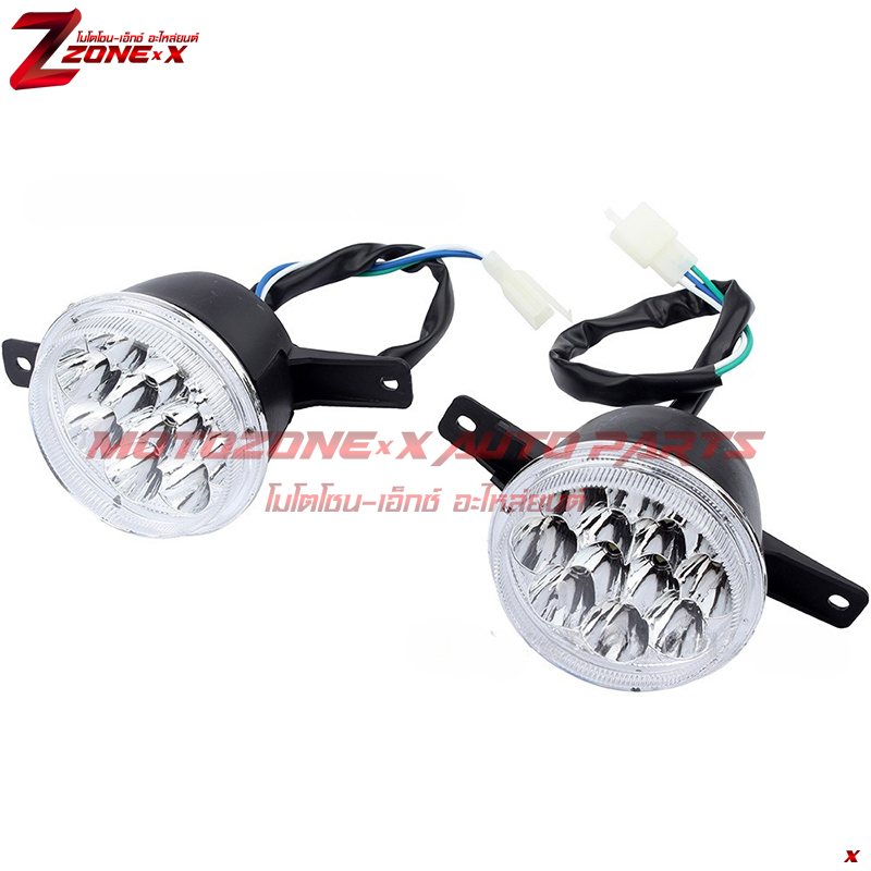 ไฟหน้า Head Light Fits most 150cc 20cc 250cc ATV quad buggy.Fits lots of Chinese brands and models MOTOZONE-X(โมโตโซน-เอ็กซ์) อะไหล่/Part