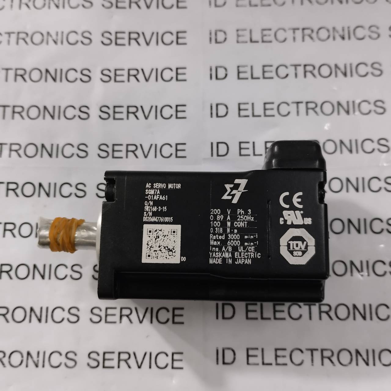 จำหน่าย SGM7A-01AFA61 SERVO MOTOR "YASKAWA"