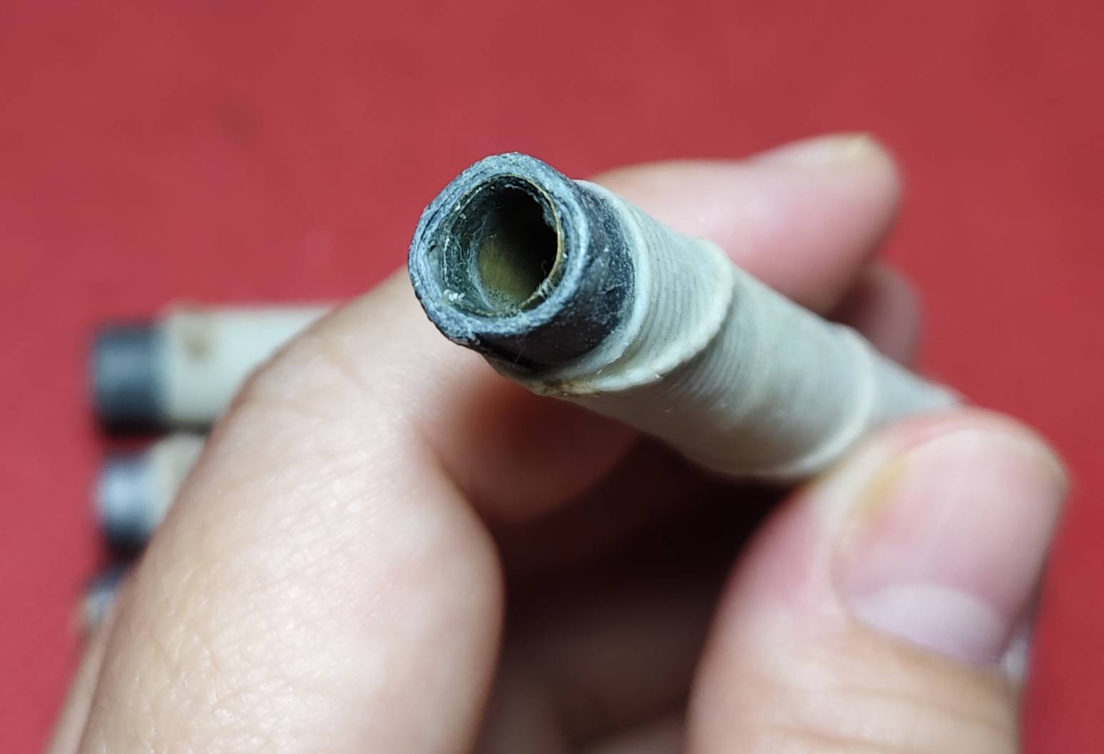 ตะกรุดกันปลอง (กันเสื่อม) เสกนาน4ปี(59วาระ) อาจารย์เหลี้ยม นาโยง สำนักไชยมงคล ปี 2559 (กันวัตถุมงคล-รอยสักยันต์-คาถาอาคมเสื่อม กันคัดถอนวิชา)