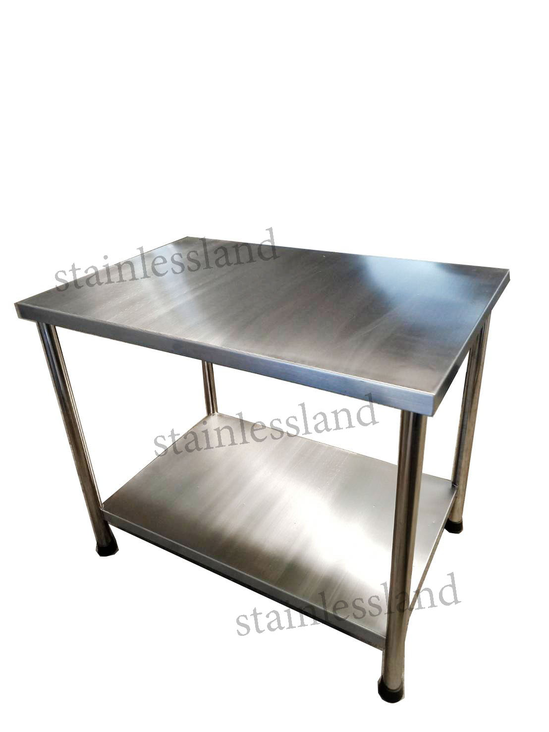 โต๊ะสแตนเลส 2 ชั้น ขนาด 60x90x75 ซม.