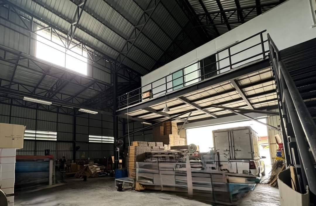 ขายโกดังพร้อมโรงงาน เขตพื้นที่สีม่วง บนถนนแพรกษา จ.สมุทรปราการ (N.1398)