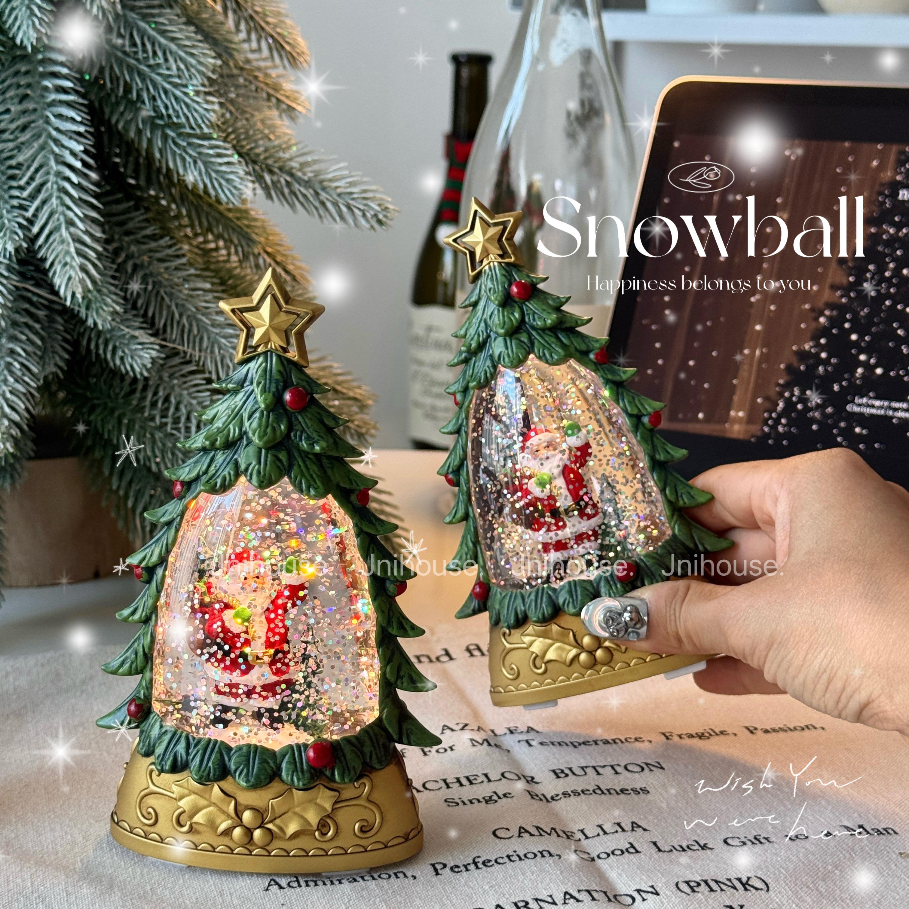 [พร้อมส่ง] Jnihouse : Christmas Snowball (ของตกแต่งคริสต์มาส)
