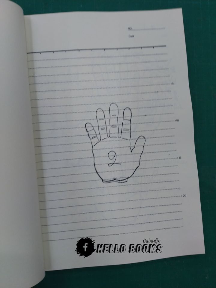 ลายมือชี้จุดสำคัญ