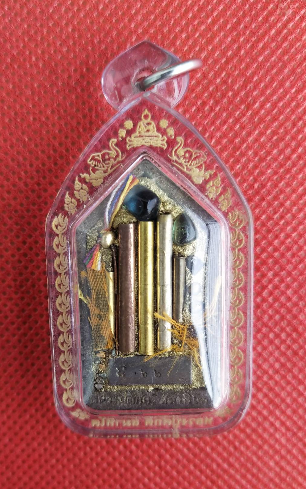 ท้าวเวสสุวรรณ รุ่นแรก หลังตะกรุด 5ดอก หลวงปู่ศักดิ์ สมาหิโต