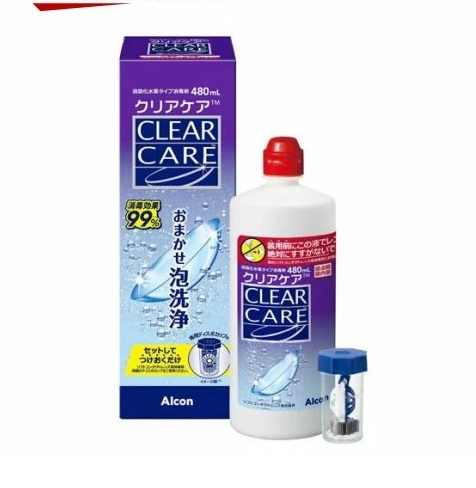 ‼️ น้ำยาล้างคอนแทคเลนส์ AOSEPT Clear Care ขนาด 480ml ‼️