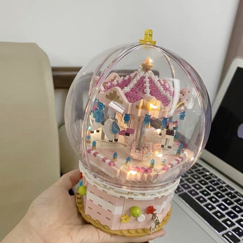 [พร้อมส่ง] Jnihouse : Wonderland brick ,ตัวต่อปราสาทพาสเทล (Castle bricks)