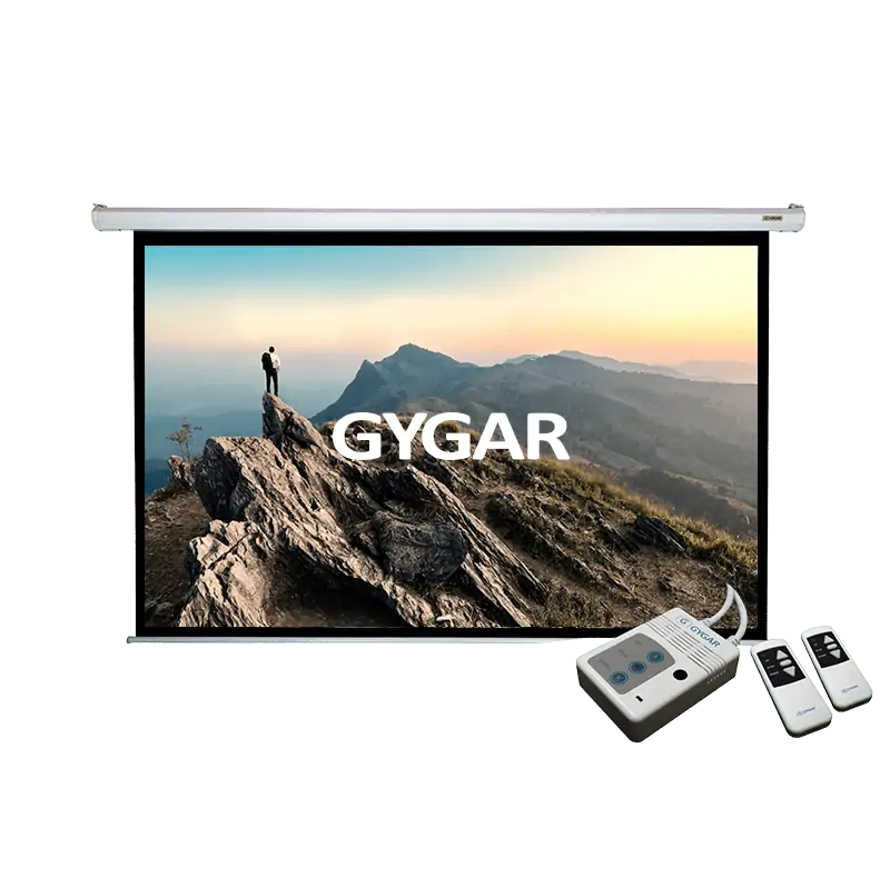 GYGAR Motor Screen 120MW(16:9) จอโปรเจคเตอร์แบบมอเตอร์ ขนาด 120 นิ้ว