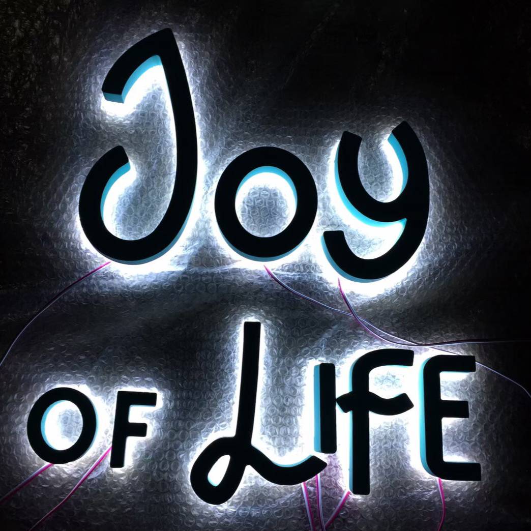 #ป้ายอักษรไฟออกหลัง #ป้ายอักษรซิงค์ทำสีไฟออกหลัง