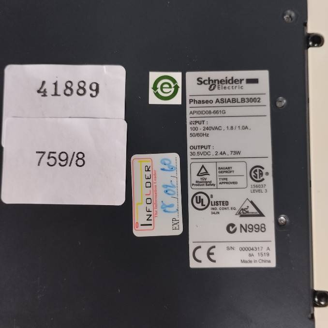 PLC " SCHNEIDER " MODEL : ASIABLB3002