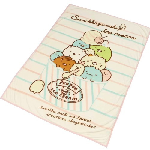 Cooling blanket ผ้าห่มเย็นลายลิขสิทธิ์ มีให้เลือก 4 ลาย Sumikko / Cinnamoroll / Sanrio Characters ***เหลือลายเดียว Cinnamon roll
