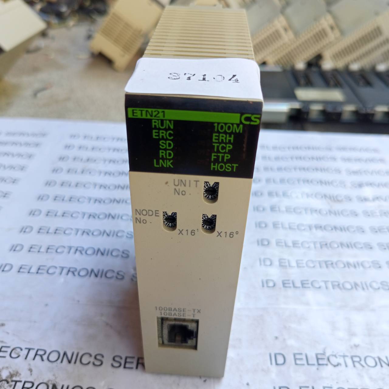 PLC " OMRON " MODEL : CS1W-ETN21