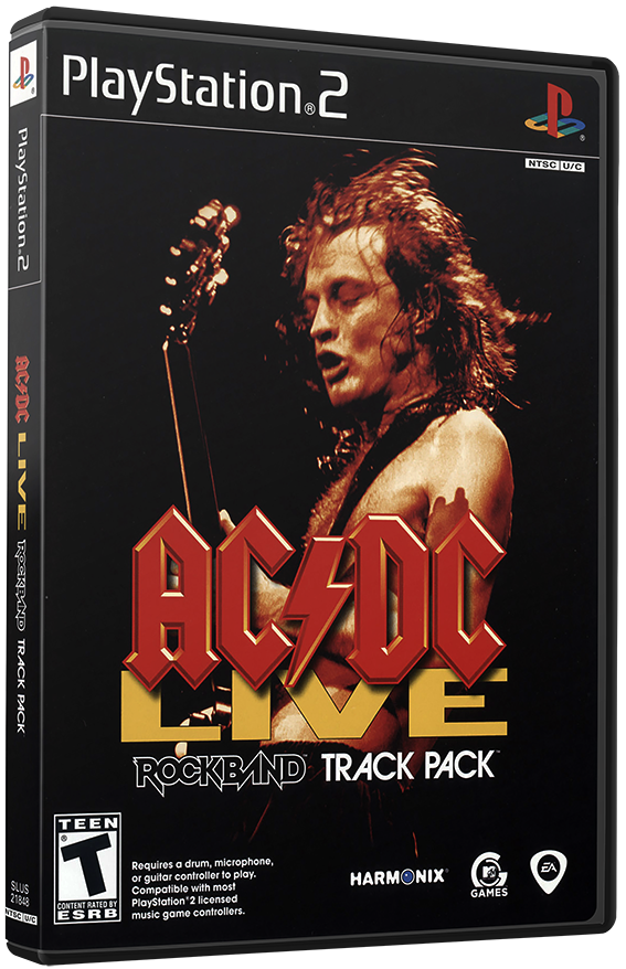 แผ่นเกมส์ PS2 : AC-DC Live - Rock Band Track Pack