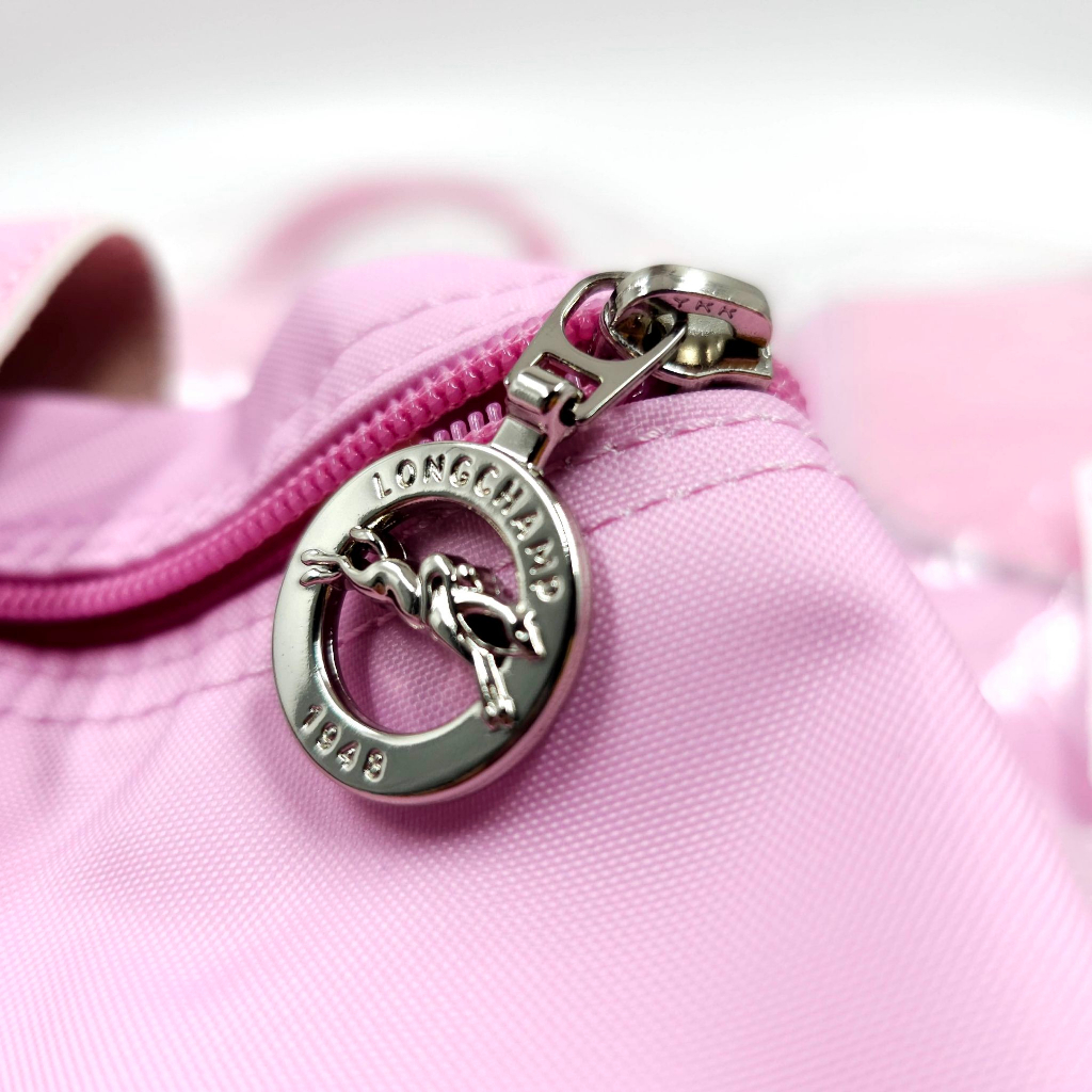 Longchamp le pliage backpack รหัส 1699 สี rose (ชมพูพาสเทล) การันตีของแท้ 100%