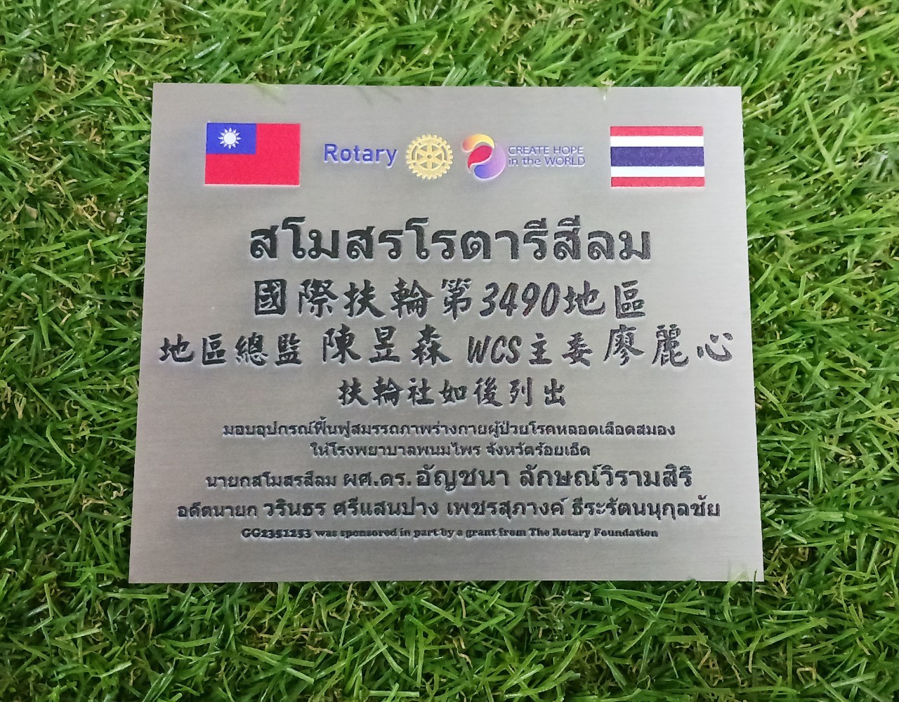 เนมเพลทสกรีน ขนาด 10x12 cm