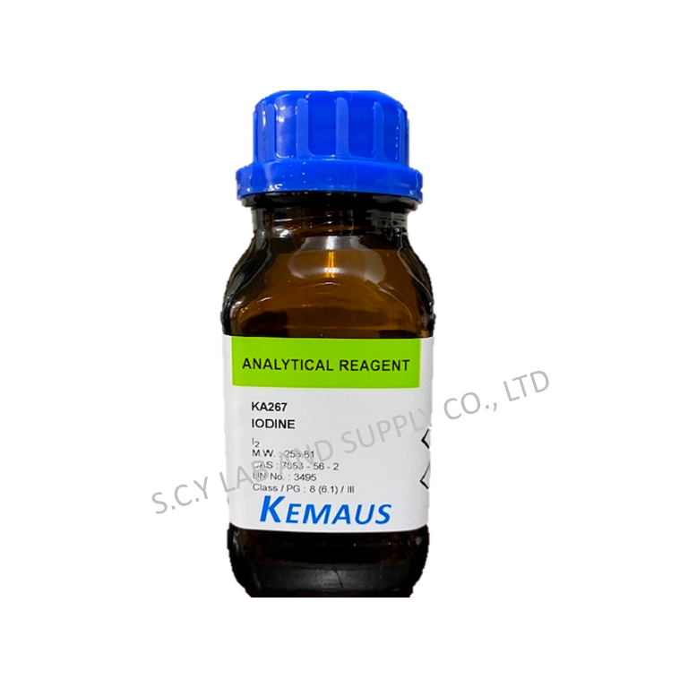 Iodine resublimed AR grade (100g) Kemaus
