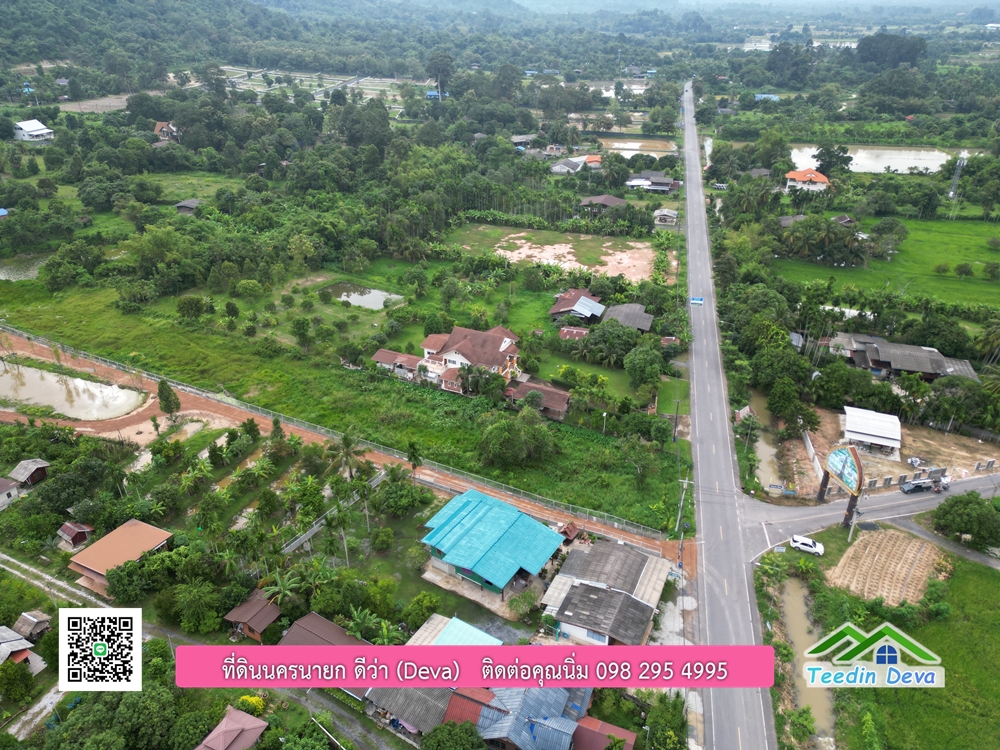 ที่ดินนครนายก วิวภูเขา ใกล้ ภุตะลึง คาเฟ่ เนื้อที่ 5 ไร่ 2 งาน ทำเลดี ทำธุรกิจได้