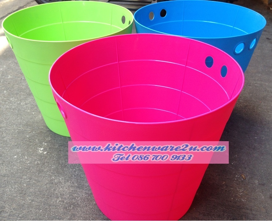 P07781 ถังผงวีเชฟ เกรดเอ สีวย ราคาส่งต่อ 1 โหล: 12 ใบ