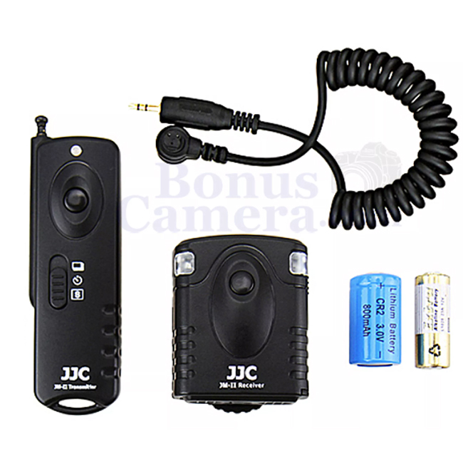 JM-A(II) รีโมตคอนโทรลไร้สาย Canon EOS R3,R5,5D Mk II,III,IV,5DS,6D,6D II,7D,7D II,50D Wireless Remote