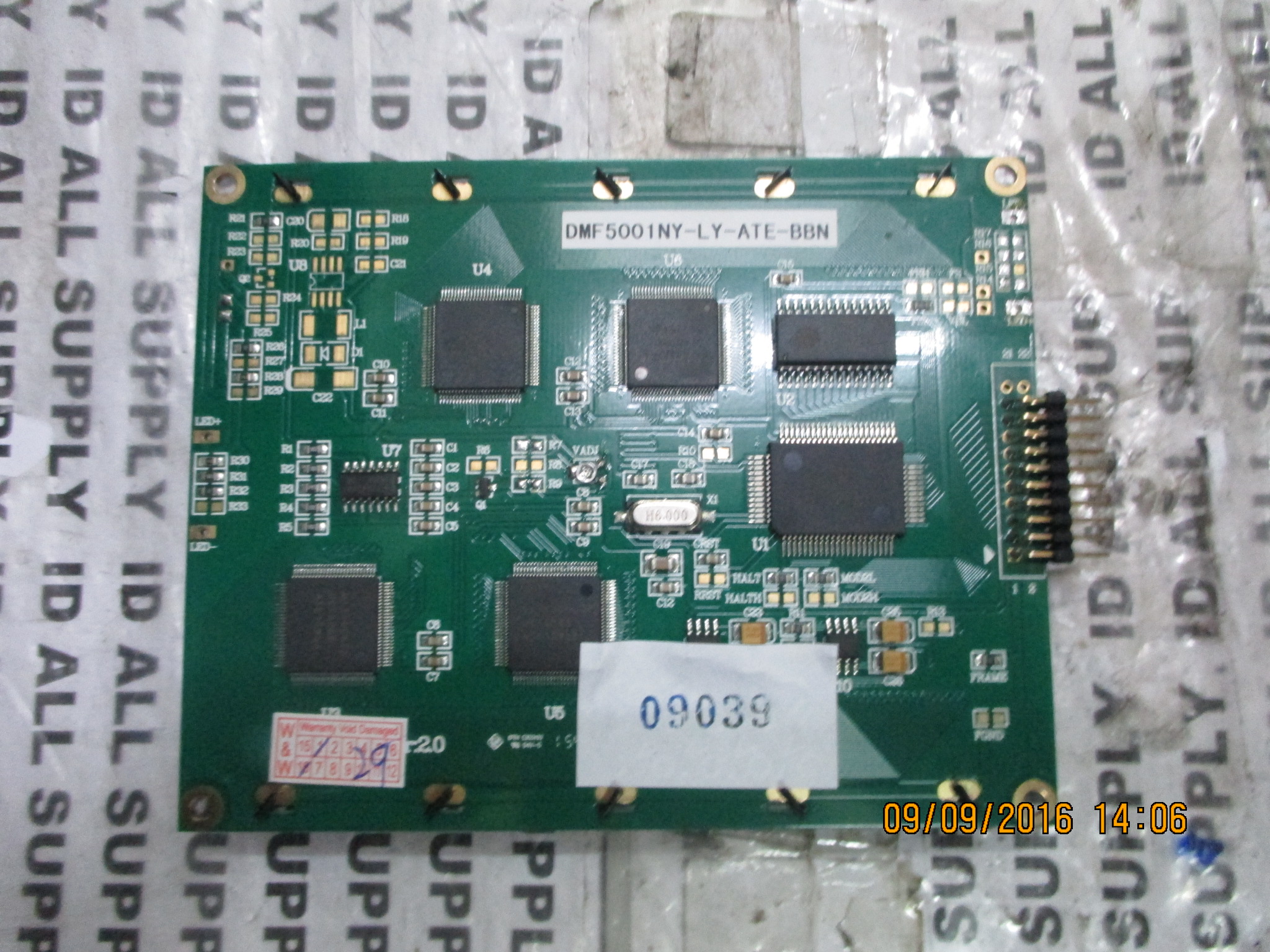 LCD PANEL " OPTREX " MODEL : DMF5001NY-LY-ATE