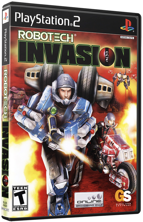 แผ่นเกมส์ PS2 : Robotech - Invasion