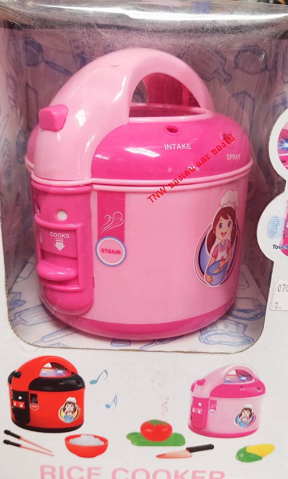 ของเล่นหม้อหุงข้าว ของเล่นเด็ก หม้อ ขนาดสินค้าน่ารัก เครื่องครัว
