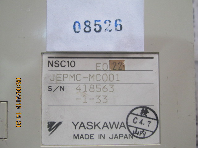 PLC " YASKAWA " MODEL : JEPMC-MC001