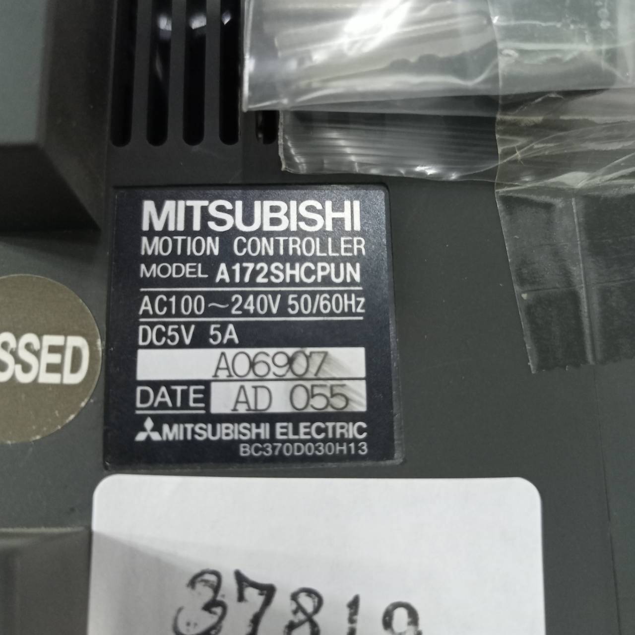 PLC " MITSUBISHI " MODEL : A172SHCPUN