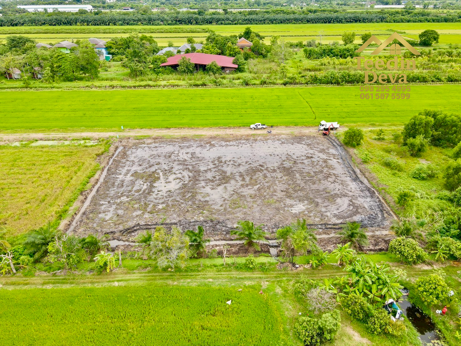 ที่ดินปทุมธานี แปลงสวย ทำเลดี คลอง 8 ขนาด 1 ไร่ อ.หนองเสือ จ.ปทุมธานี