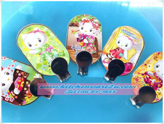 P06358 ขอแขวนเหล็ก เดี่ยว ลายน่ารัก (ราคาส่งต่อ 1 โหล: 12 ตัว)