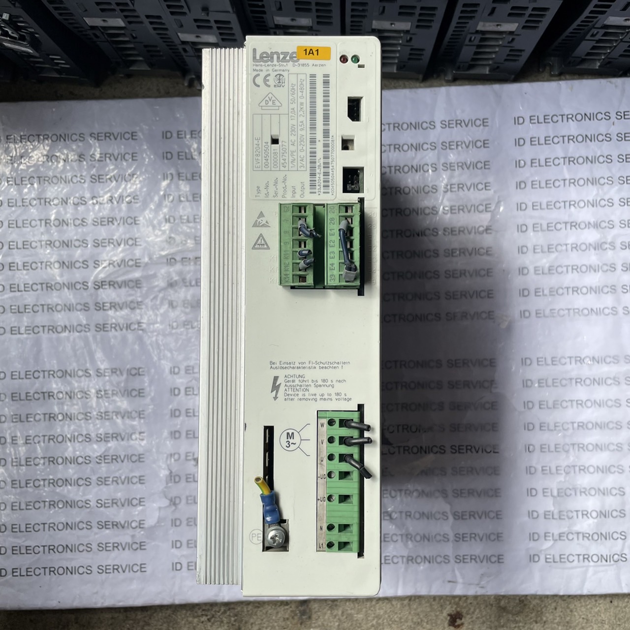 SERVO DRIVE " LENZE " MODEL : EVF8204-E