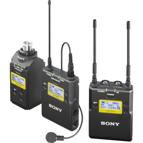 Sony UWP-D16 แบบเหน็บเสื้อและตัวรับสัญญาณ Digital Plug-on & Lavalier Combo Wireless Microphone