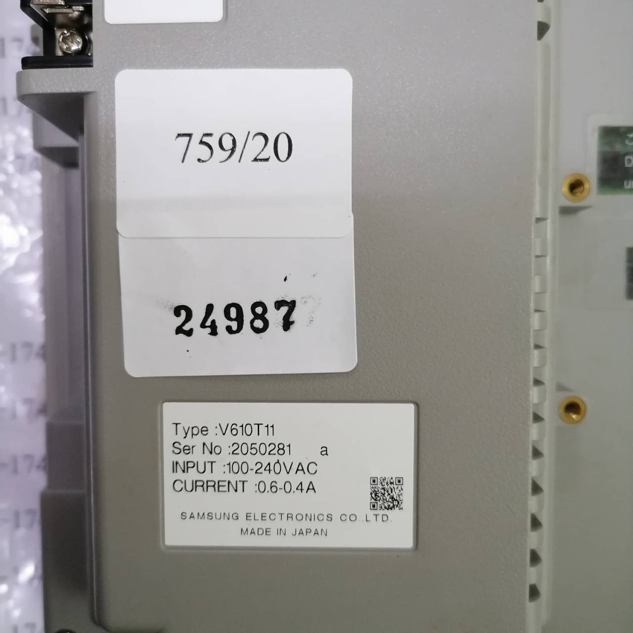 HMI " HAKKO " MODEL : V610T11