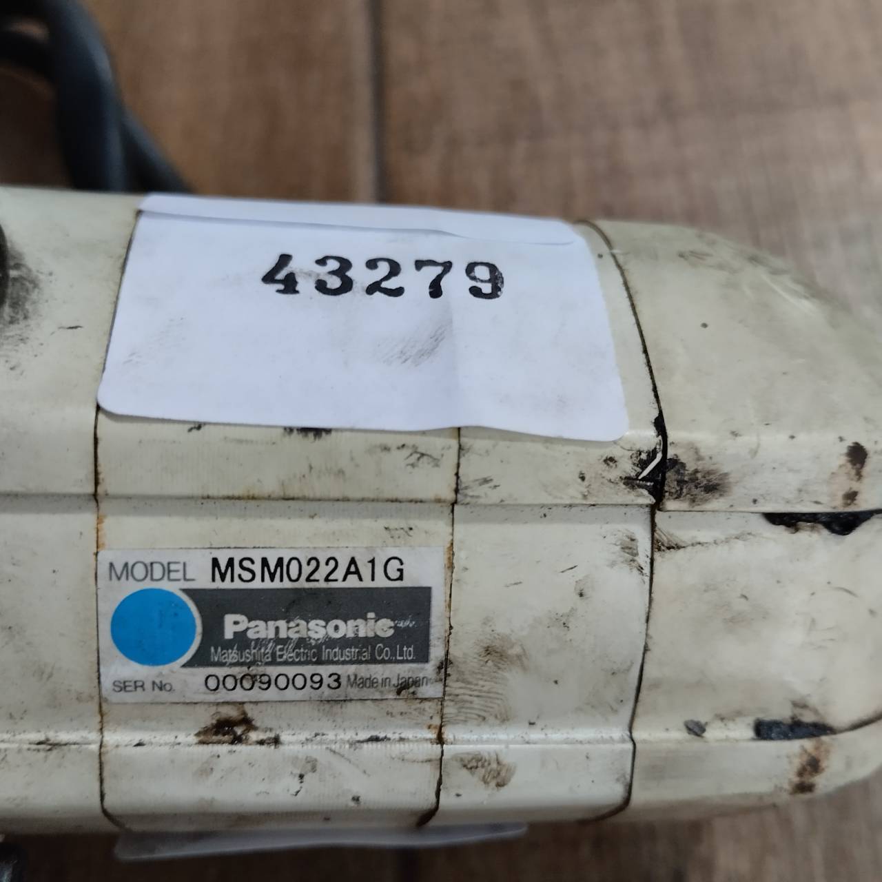 SERVO MOTOR " PANASONIC " MODEL : MSM022A1G