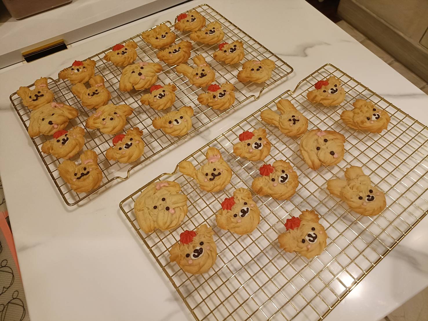 คุกกี้เนยสดรูปหมี กระต่าย หมา อัลปาก้า ธีมคริสมาสต์ แพคแยกชิ้นในซอง จัดเซ็ทปีใหม่ได้ค่ะ